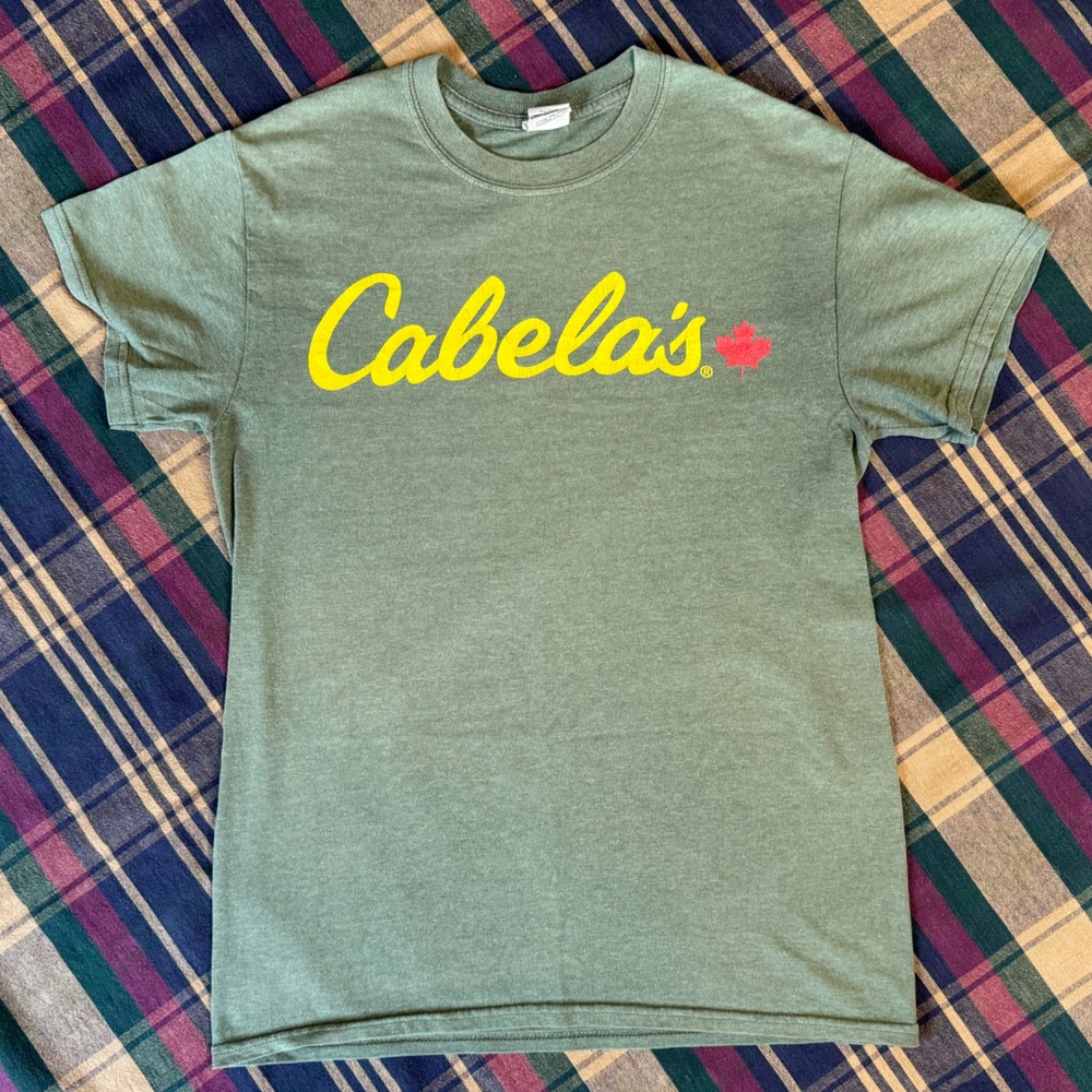 Mens Cabalas Green T-Shirt - S